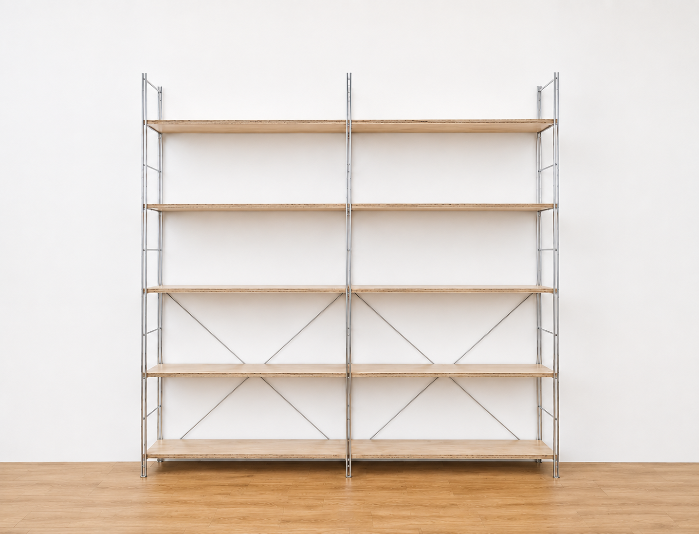 LUUB TWIN [minimalistisches Regal aus Holz und Stahl]
